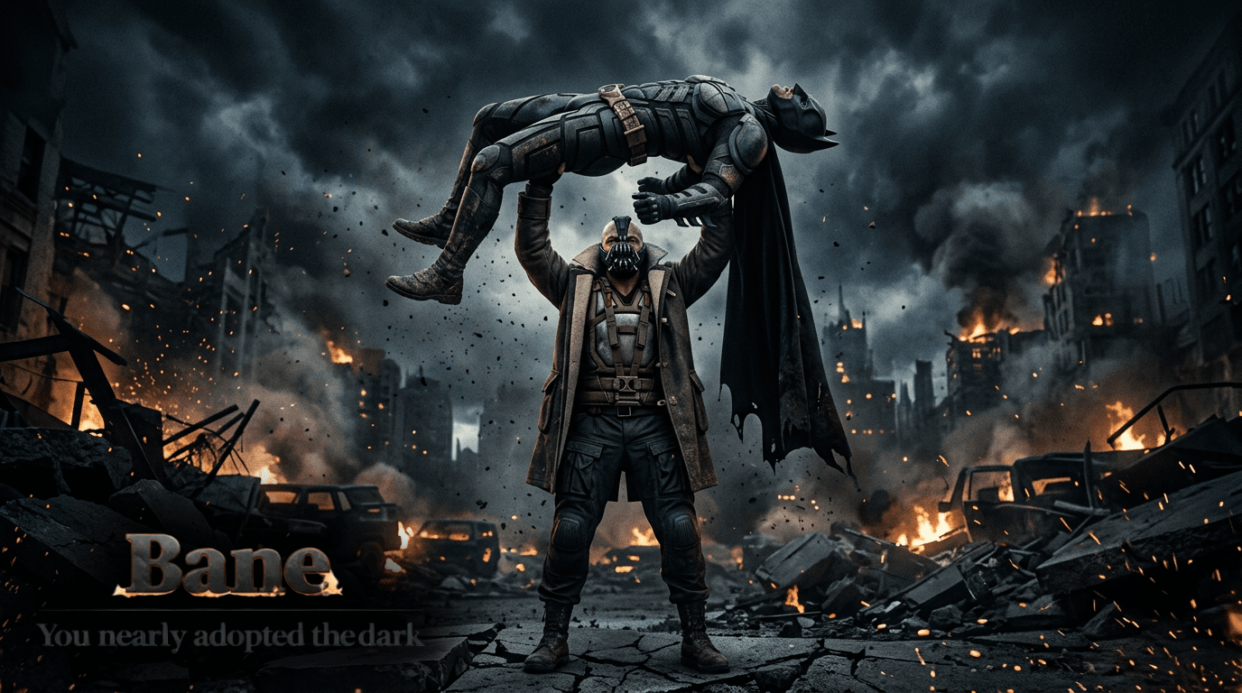 Batman (Bane) – You Nearly Adopted the Dark — full-screen stream alert preview